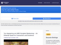 Desktop screenshot for bedeutunglieder.de