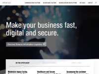 Desktop screenshot for retarus.com