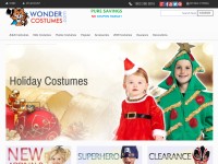 Desktop screenshot for wondercostumes.com
