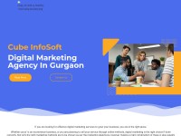 Desktop screenshot for cubeinfosoft.com