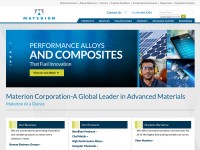 Desktop screenshot for materion.com