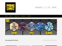 Desktop screenshot for primocardz.com