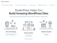 Desktop screenshot for studiopress.com