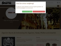 Desktop screenshot for zigarren-sturm.de