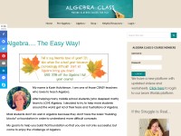 Desktop screenshot for algebra-class.com