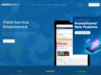 Desktop screenshot for prontoforms.com