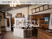 Desktop screenshot for boardandbrush.com
