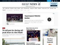Desktop screenshot for gulfnews.com