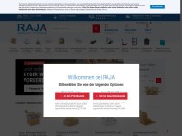 Desktop screenshot for rajapack.de