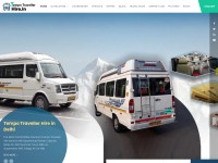 Desktop screenshot for tempotravellerhire.in