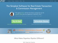 Desktop screenshot for paperlesspipeline.com