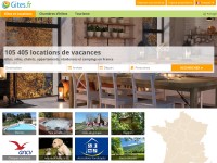 Desktop screenshot for gites.fr