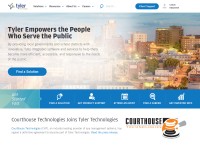 Desktop screenshot for tylertech.com