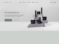 Desktop screenshot for luminskin.com