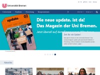 Desktop screenshot for uni-bremen.de