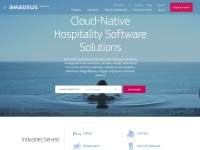 Desktop screenshot for amadeus-hospitality.com