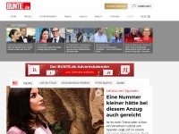Desktop screenshot for bunte.de