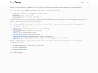 Desktop screenshot for muydeep.com