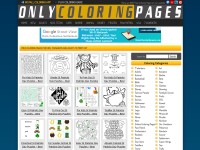 Desktop screenshot for onlycoloringpages.net