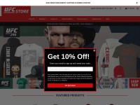 Desktop screenshot for ufcstore.com