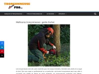 Desktop screenshot for tronconneusespro.com