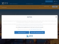 Screenshot of zfx.com