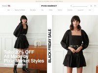 Desktop screenshot for pixiemarket.com