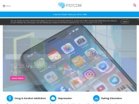 Desktop screenshot for psycom.net