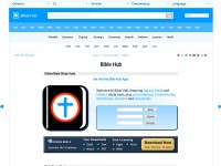 Desktop screenshot for biblehub.com