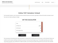 Desktop screenshot for online-vat-calc.com