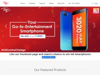 Desktop screenshot for itel-mobile.com