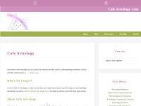 Desktop screenshot for cafeastrology.com