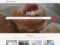 Desktop screenshot for yelp.com