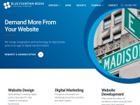 Desktop screenshot for bluefountainmedia.com
