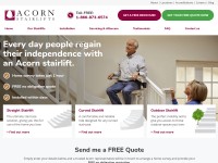 Desktop screenshot for acornstairlifts.com