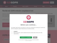 Desktop screenshot for ezigdpr.com