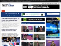 Desktop screenshot for rapidtvnews.com
