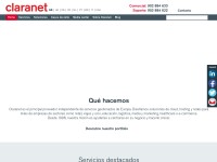 Desktop screenshot for claranet.es