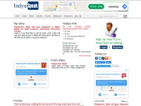 Desktop screenshot for indyaspeak.com