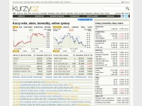 Desktop screenshot for kurzy.cz