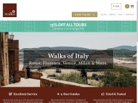 Desktop screenshot for walksofitaly.com