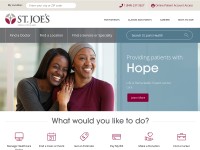 Desktop screenshot for stjoeshealth.org