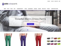 Desktop screenshot for solidcolorpants.com