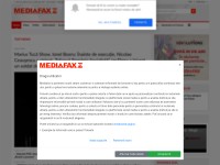 Desktop screenshot for mediafax.ro