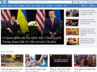 Desktop screenshot for voatiengviet.com