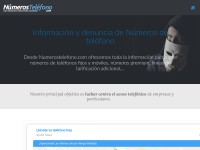 Desktop screenshot for numerostelefono.com