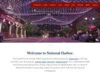 Desktop screenshot for nationalharbor.com