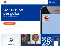 Desktop screenshot for 76.com