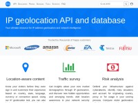 Desktop screenshot for db-ip.com