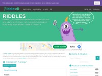 Desktop screenshot for riddles.com
